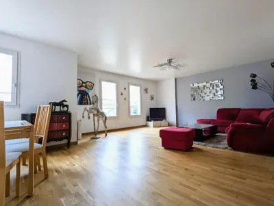 Coin salon dans l'établissement Duplex T2 Bords de Seine