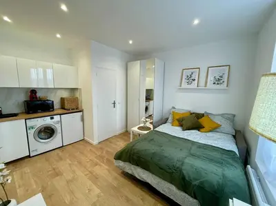 Cuisine ou kitchenette dans l'établissement Appartement cosy hyper centre
