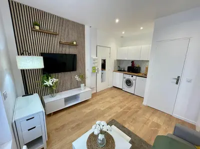 Cuisine ou kitchenette dans l'établissement Appartement cosy hyper centre