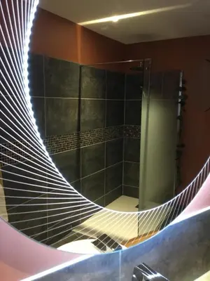 Salle de bains dans l'établissement Lov'Infini