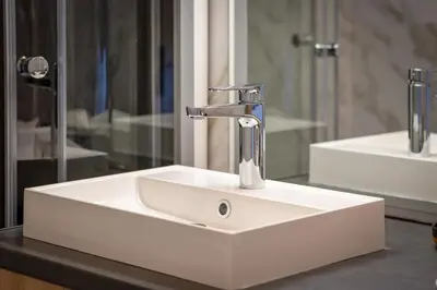 Salle de bains dans l'établissement Marine votre F2 moderne à Rouen