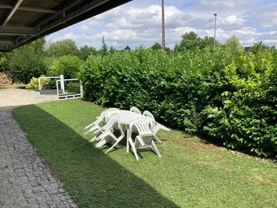 Jardin de l'établissement Gites des Abbayes