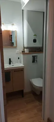Salle de bains dans l'établissement Studio rénové hypercentre