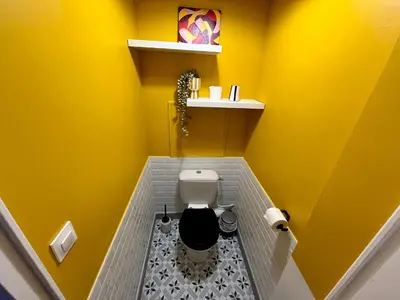 Salle de bains dans l'établissement L'appartement Eclat contemporain -310