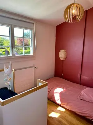 Un ou plusieurs lits dans un hébergement de l'établissement Villa Sand Wedge 7 à 9 couchages