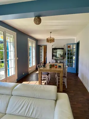 Coin salon dans l'établissement Villa Sand Wedge 7 à 9 couchages