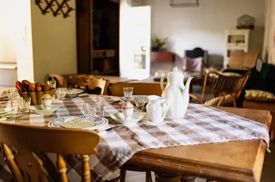 Nourriture dans la maison de vacances ou à proximité