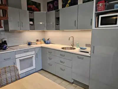 Cuisine ou kitchenette dans l'établissement Clair logis