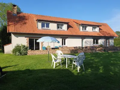 Jardin de l'établissement Le cottage des quatre vents
