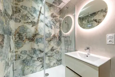 Salle de bains dans l'établissement Envole - moi