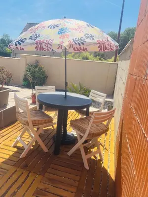 Terrasse ou espace extérieur de l'établissement Appartement indépendant chez l'habitant