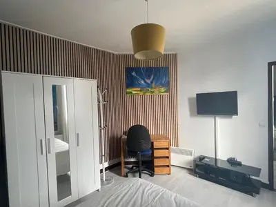 Télévision ou salle de divertissement dans l'établissement Studio cosy proche de Paris