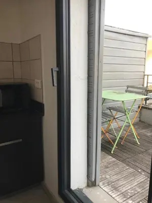 Balcon ou terrasse dans l'établissement Studio cosy proche de Paris