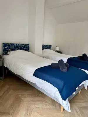 Un ou plusieurs lits dans un hébergement de l'établissement Le cottage à 40 min de Paris