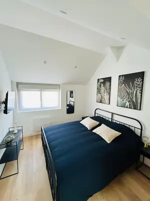 Un ou plusieurs lits dans un hébergement de l'établissement La petite maison