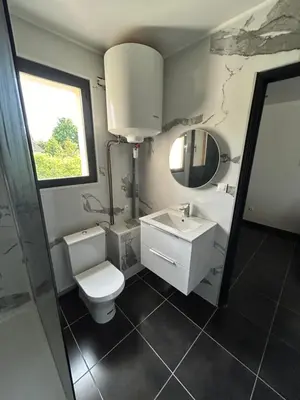 Salle de bains dans l'établissement appartement ILLUSION