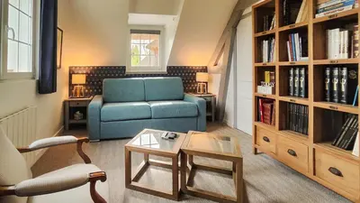 Bibliothèque dans le B&B/chambre d'hôtes