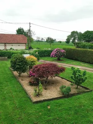 Jardin de l'établissement Au verger de la Pommeraye