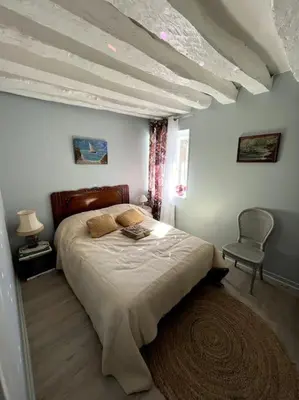 Un ou plusieurs lits dans un hébergement de l'établissement Perfect hideaway in Dieppe