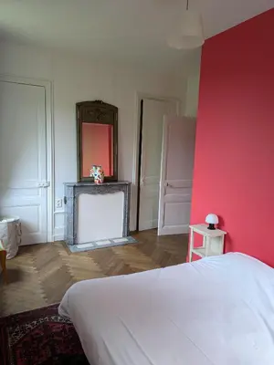 Un ou plusieurs lits dans un hébergement de l'établissement Château de Branville