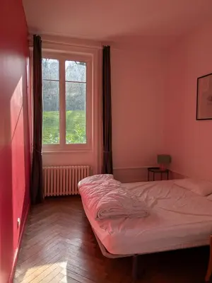 Un ou plusieurs lits dans un hébergement de l'établissement Château de Branville