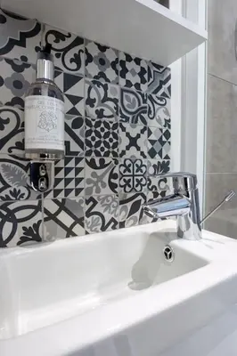 Salle de bains dans l'établissement Appartement 3 proche de la gare et du centre ville