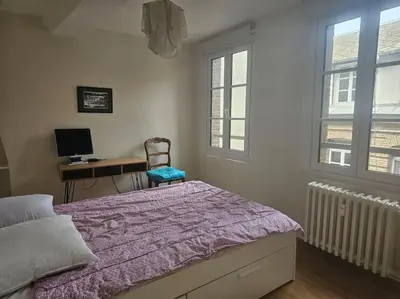 Un ou plusieurs lits dans un hébergement de l'établissement le cosy Dieppe