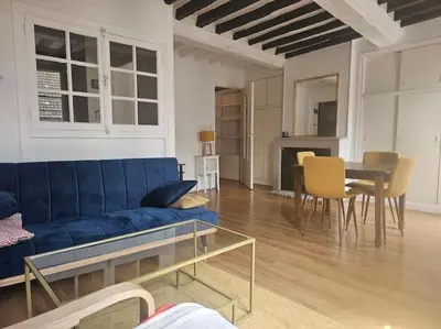 Coin salon dans l'établissement le cosy Dieppe