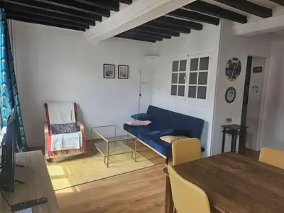 Coin salon dans l'établissement le cosy Dieppe