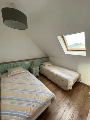 Un ou plusieurs lits dans un hébergement de l'établissement Gîte de la vallée