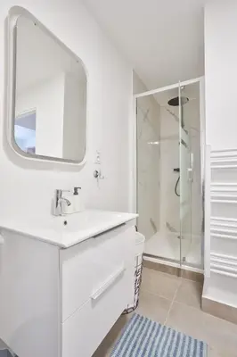 Salle de bains dans l'établissement Le Gabriel - Maison spacieuse et calme près de Paris