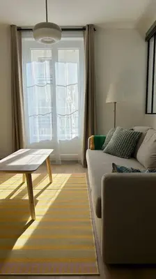 Coin salon dans l'établissement Au coeur du centre ville