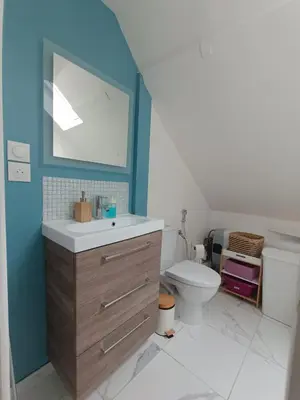 Salle de bains dans l'établissement Appartement de charme centre ville