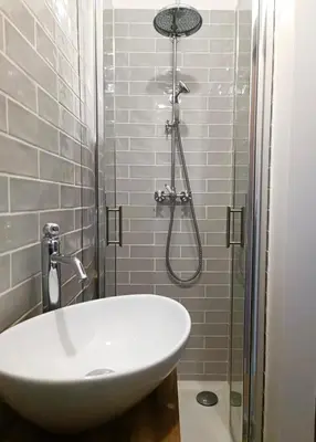 Salle de bains dans l'établissement Chambres cosy au coeur du village