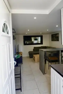 Cuisine ou kitchenette dans l'établissement Appartement tout confort