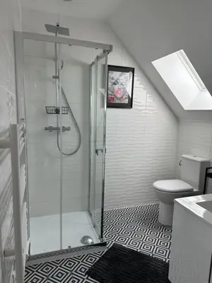 Salle de bains dans l'établissement Le Nid des Voyageurs - Chambre Paruline