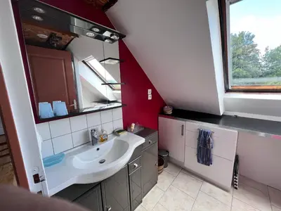 Cuisine ou kitchenette dans l'établissement Gîte des 3 vallées