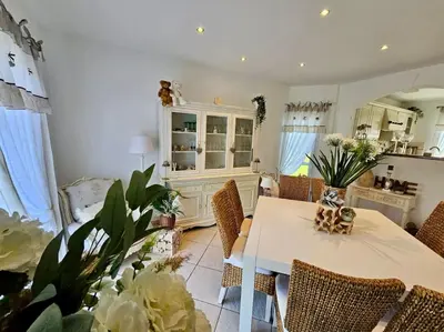 Cuisine ou kitchenette dans l'établissement Villa Campagne Chic