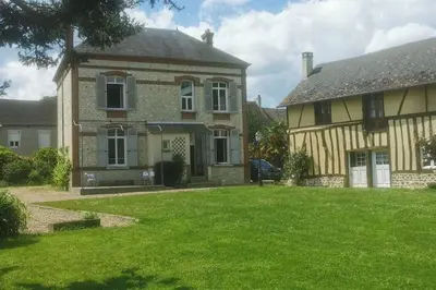 Jardin de l'établissement La ferme aux Hirondelles, proche Giverny