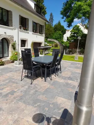 Terrasse ou espace extérieur de l'établissement Gite au Reflet d'Auvers