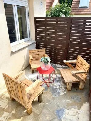 Terrasse ou espace extérieur de l'établissement Danielle et octave