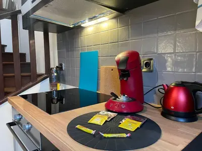 Cuisine ou kitchenette dans l'établissement Rouen Gare - Sur le toit du Donjon