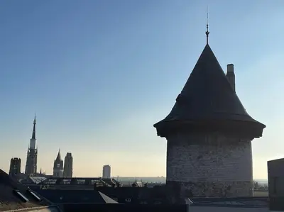 Plan de l'établissement Rouen Gare - Sur le toit du Donjon