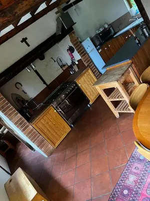 Coin salon dans l'établissement Maison de campagne du XVIIe siècle