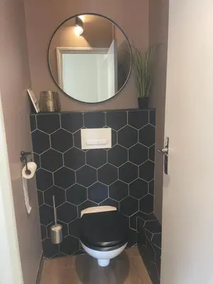 Salle de bains dans l'établissement Appartement hyper-centre vue cathédrale
