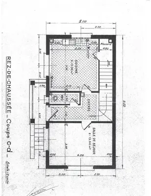 Plan de l'établissement maison individuelle