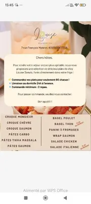 Plan de l'établissement Le Lodge de St Sauveur