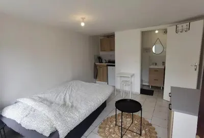 Cuisine ou kitchenette dans l'établissement Studio 1 - Métro Europe Rouen