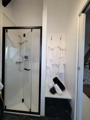 Salle de bains dans l'établissement Fil'Love