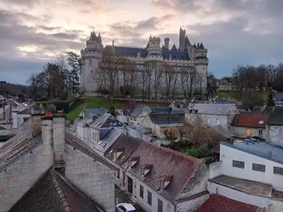 Vue générale sur Beauvais ou vue de la ville depuis l'appartement